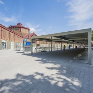 Pergolas in the Sant Antoni Market building